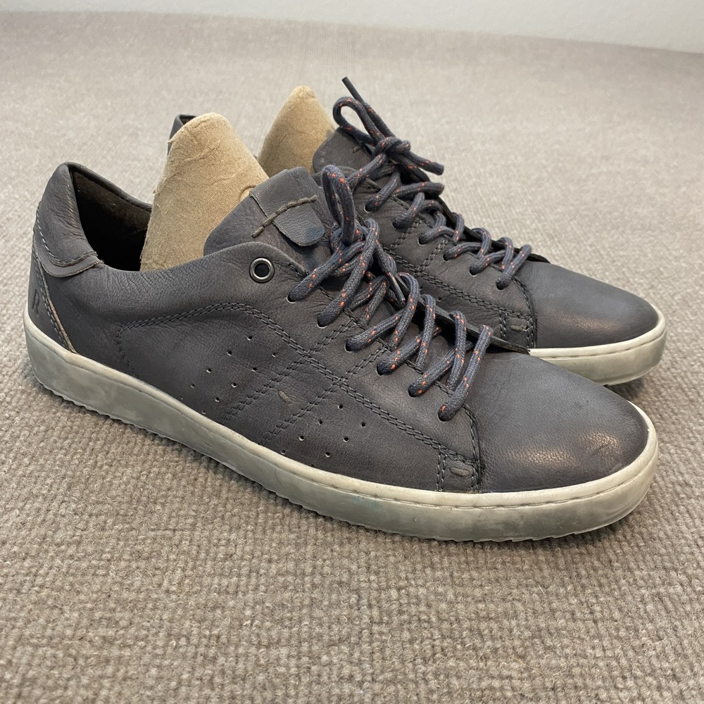 Roan By Bed Stu Shoes Mens Size 9.5 Blue Leather Lined Lace Up Sneakers Comfort
